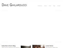 Tablet Screenshot of daveghilarducci.com